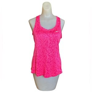 NIKE Pink Dri-Fit Running Tank Top Size Medium Active Sporty Workout
